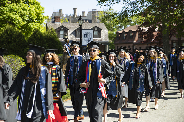 Representation of the achievement named 'Salve Regina University's Class of 2026 awarded diplomas at 76th commencement'.