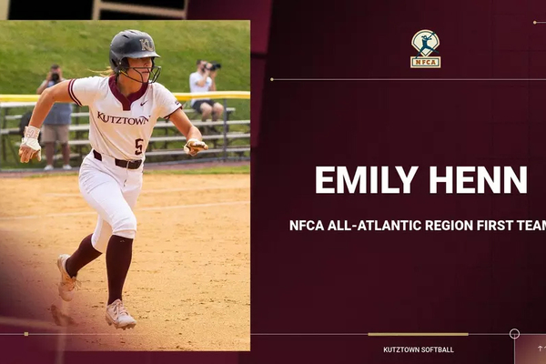 Representation of the achievement named 'Henn Voted to 2026 NFCA All-Region First Team'.