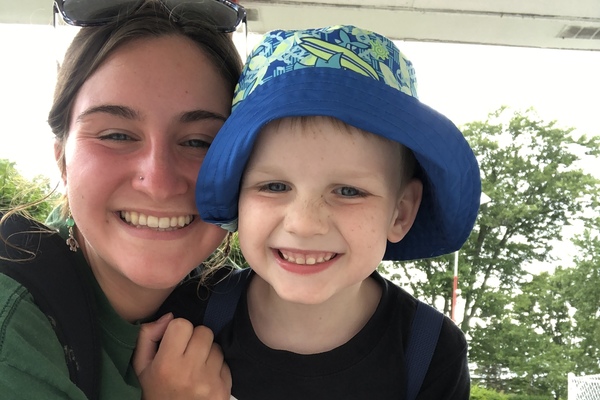 Bridget Bartlett and her brother Brian