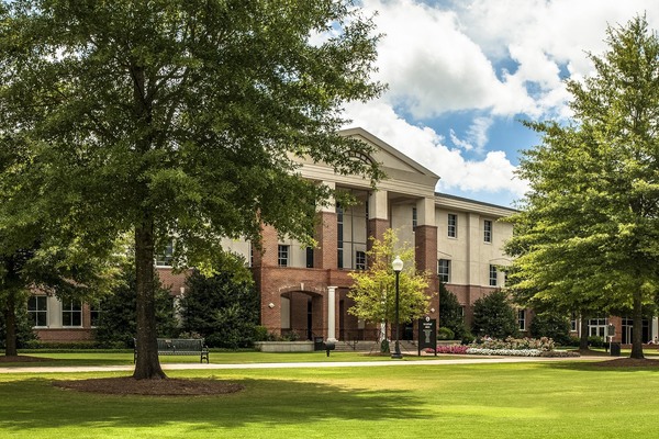 a photo of McCall Hall on the Troy Campus