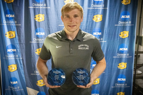 Representation of the achievement named 'Trevor Kruse Named BVU Fortitude Award Winner'.