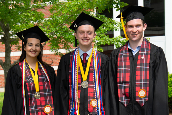 ILSIP TRIO: In September, Monmouth political science graduates Taylor Whitaker, Cameron Shook and Seamus O'Sullivan will begin working in Springfield as legislative interns.
