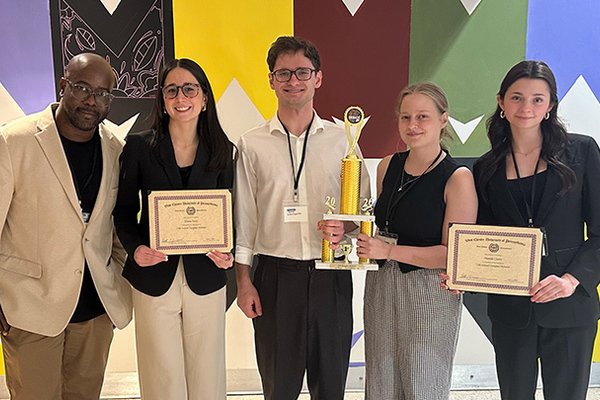 Representation of the achievement named 'Students win statewide Frederick Douglass debate tournament'.