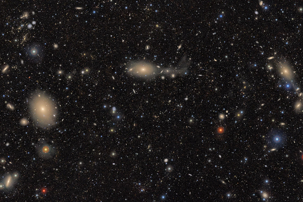 COSMIC TREASURE CHEST: Made from over 1,100 images captured by NSF-DOE Vera C. Rubin Observatory, this image contains an immense variety of objects, demonstrating the broad range of science Rubin will transform with its 10-year Legacy Survey of Space and Time.