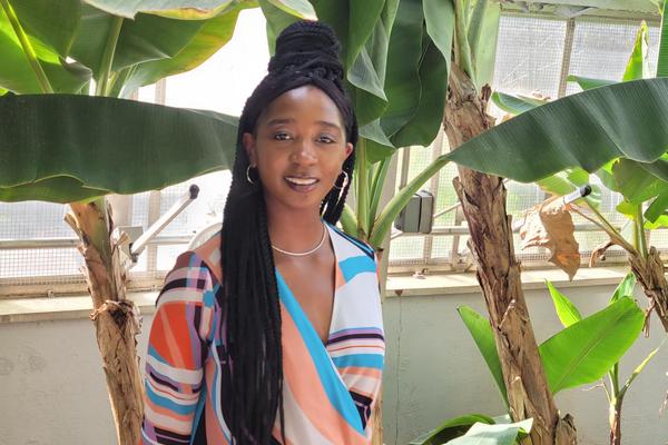DSU student Aisha Harris is the first recipient of the Bob Austin Scholarship.