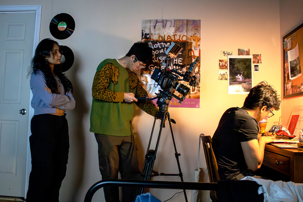 Representation of the achievement named 'Student films to premiere in Razzo Hall'.