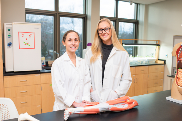 Representation of the achievement named 'Salve Regina University alum Elizabeth Baldwin begins her OB-GYN residency'.