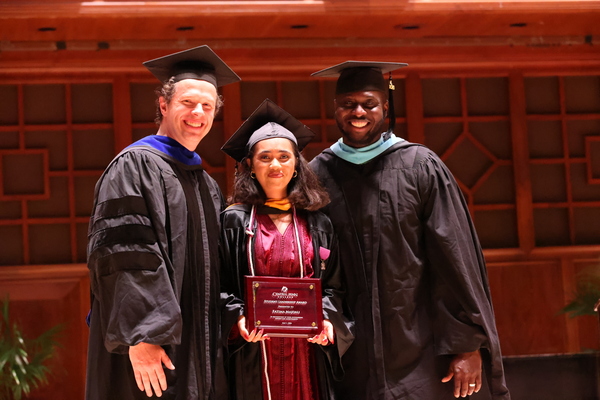 Representation of the achievement named 'Fatima Majdali Received Student Leadership Award at 2026 Central Penn College Commencement Ceremony'.