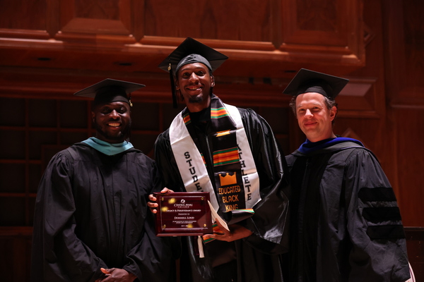 Representation of the achievement named 'Donnell Loud Jr. Received the Legacy Award for Perseverance at 2026 Central Penn College Commencement Ceremony'.