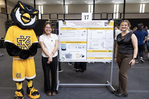 Representation of the achievement named 'Friendship fuels research success for KSU science students'.