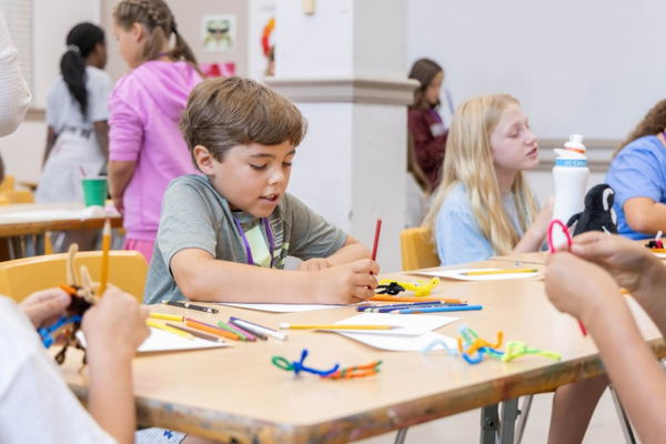 PLUS campers are given the opportunity to participate in a variety of artistic activities and events during the week-long camp held at the Bologna Performing Arts Center.