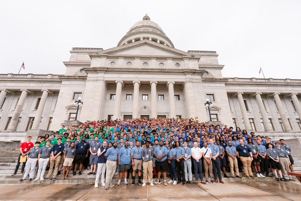 Representation of the achievement named 'Arkansas Boys State 2026 delegates complete 85th session'.