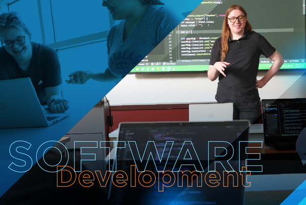 STC Software Development instructor, Andy Honey, lectures to his class at Southeast Technical College in Sioux Falls, S.D.