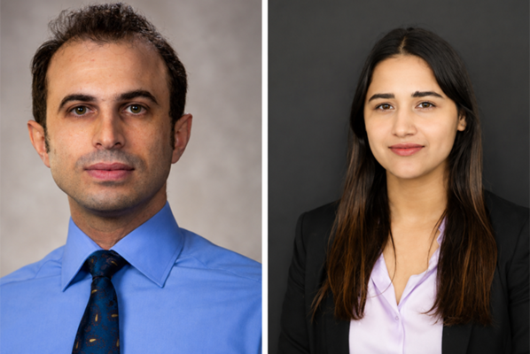 Headshots of both recipients are pictured. 