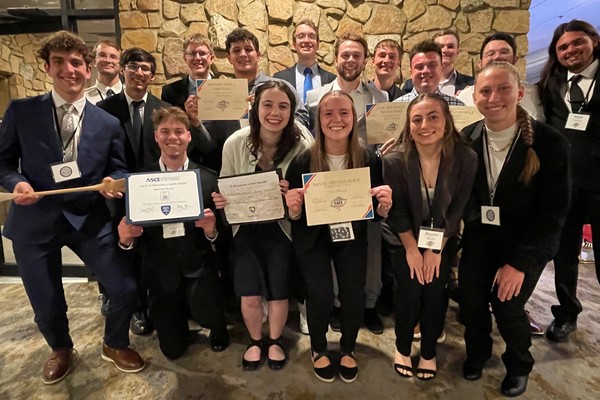 Students with certificates