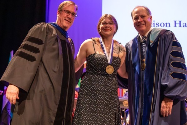 Representation of the achievement named 'Addison Havens Wins Highest Honor at Hartwick College '.