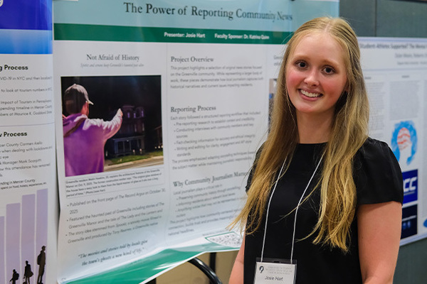Representation of the achievement named 'Hart highlights importance of local journalism through reporting project'.