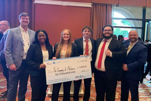 Representation of the achievement named 'Real Estate Students Earn Second Place at ICSC & UNC Case Competition'.