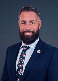 A photo of Chris Roberson, B.S., the 2026 Service to Sherman College Award recipient. 