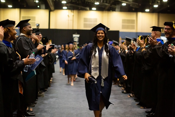 Dalton State College recognized 474 graduates during its Spring 2026 Commencement exercises on May 19, marking a 6% increase over the spring 2025 graduating class. For Kailey Boulware, who graduated with a Bachelor of Science in Social Work and served as the student speaker for the ceremony honoring graduates of the School of Education and the School of Health Professions, commencement represented the culmination of years of resilience both inside and outside the classroom.