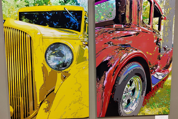 An example of the colorful work by artist and photographer Rich Ankeney.