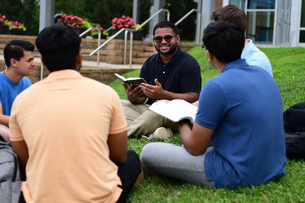 Representation of the achievement named 'Mentorship for Mentors: How Cedarville Supports Discipleship on Campus'.