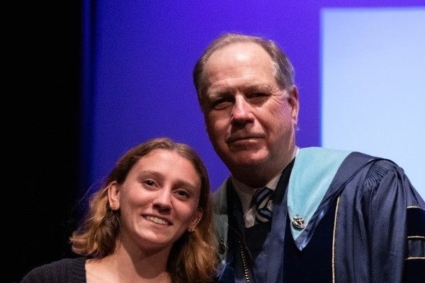 Representation of the achievement named 'Millicent Caldon Honored by Hartwick College'.
