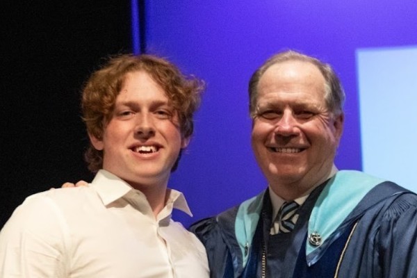 Representation of the achievement named 'Cooper Cohen Honored by Hartwick College'.