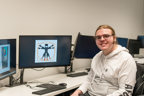 Representation of the achievement named 'Becker School of Design & Technology student has custom art featured in professional video game'.