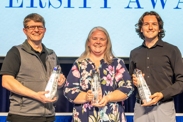 (L-R) Dr. Kenneth Carrell, Dr. Leah Carruth, Dr. Tyler Livingston