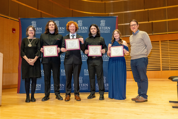Representation of the achievement named '11 music students recognized at honors recital and awards '.