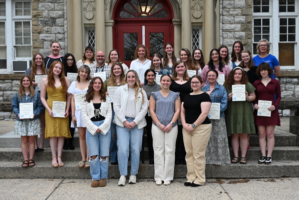 The newest inductees into the Wilson College Circle of Omicron Delta Kappa.