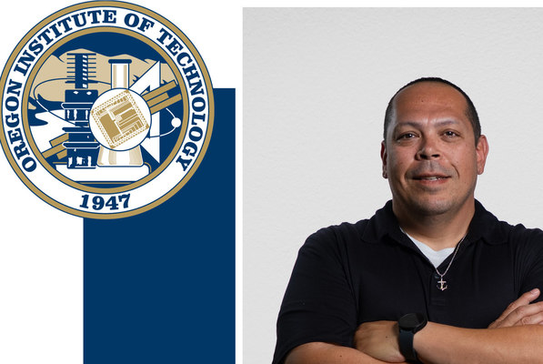 Representation of the achievement named 'Oregon Tech presents 2026 Outstanding Non-Traditional Student Award to Miguel Figueroa'.