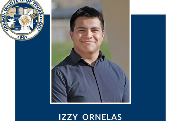 Representation of the achievement named 'Oregon Tech presents 2026 Owens Citizenship Award to Izzy Ornelas'.