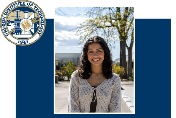 Representation of the achievement named 'Miranda Valle Chosen as Oregon Tech Commencement Speaker'.