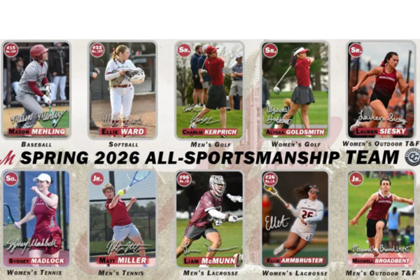 Honorees are pictured in athletic poses