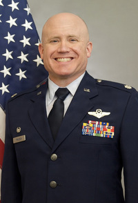 Air Force officer smiling