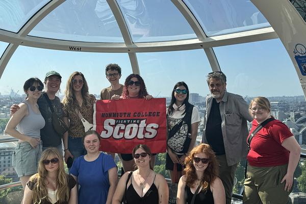 'THE EYE' WAS A MUST SEE: When in the big city, tourists have to check out "The London Eye," formerly known as The Millennium Wheel. Monmouth's group did just that on the final full day of their time abroad.
