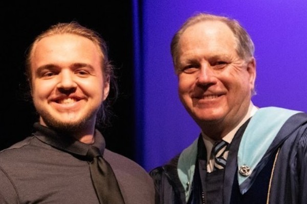 Representation of the achievement named 'Logan Hehner Honored by Hartwick College '.