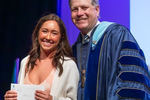 Representation of the achievement named 'Emma Lupe Honored by Hartwick College'.
