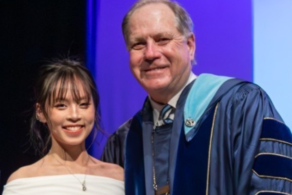 Representation of the achievement named 'Minh Tran Hieu Ngo Honored by Hartwick College'.