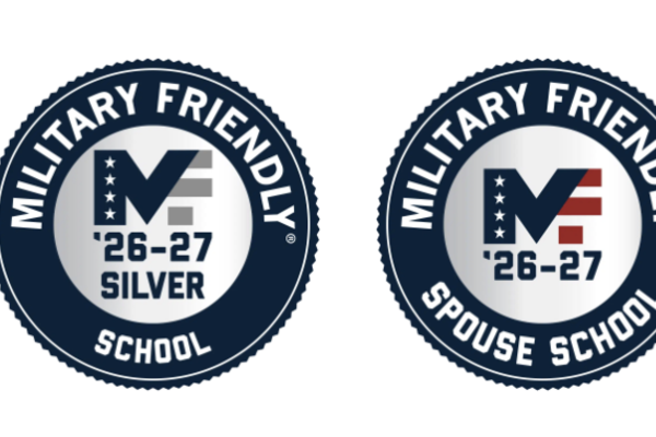Military Friendly School logo provided by Military Friendly. 
