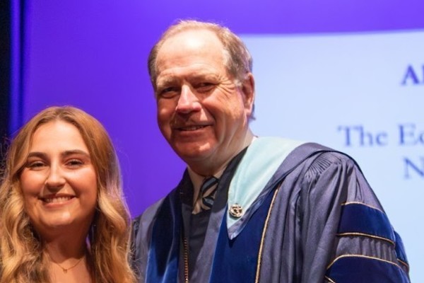 Representation of the achievement named 'Alexandra Nordby Honored by Hartwick College'.