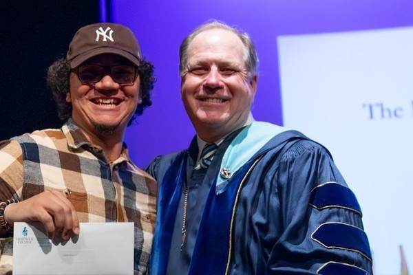 Representation of the achievement named 'Elijah Polsinelli Honored by Hartwick College'.