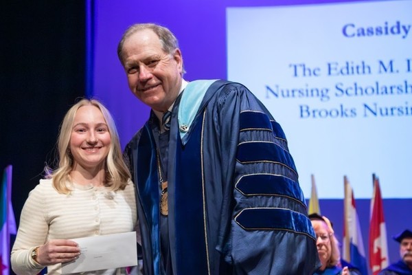 Representation of the achievement named 'Cassidy Reader Honored by Hartwick College'.