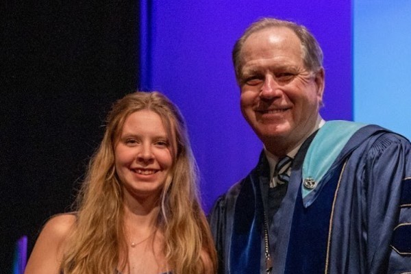 Representation of the achievement named 'Kayleigh Soricelli Honored by Hartwick College'.