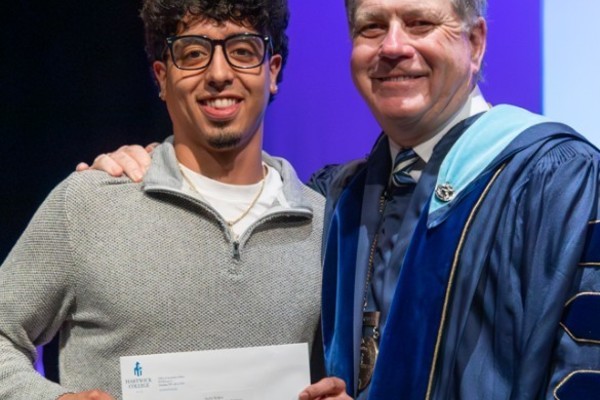 Representation of the achievement named 'Jaylin Walker Honored by Hartwick College'.