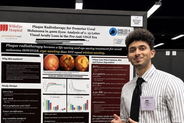 Representation of the achievement named 'Geisinger School of Medicine student awarded Best in Show: Gold AMA research conference'.