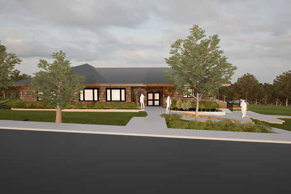 A rendering of the Elaine & John Harmon Center for Leadership in Technology