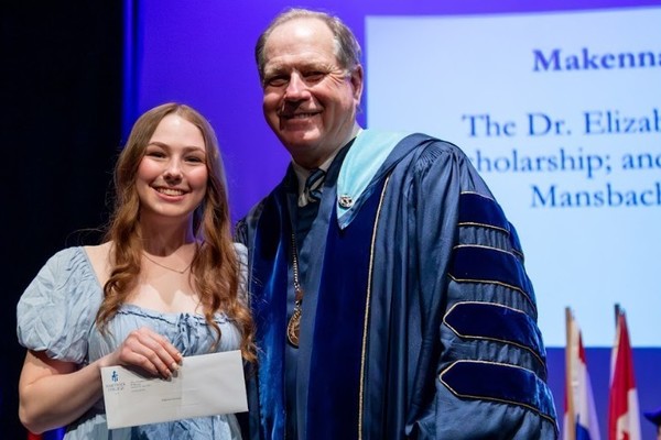 Representation of the achievement named 'Makenna Ventuleth Honored by Hartwick College'.